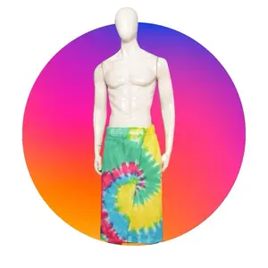 Tye Dye Unisex Personilized Spa Wrap | Lightweight Casual | “Send your name”
