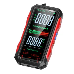 6000 Counts Smart Digital Multimeter – USB Rechargeable, Large Backlit Screen for Voltage/Resistance/Temp, NCV Non-Contact Detection, DIY Electrician Tool Kit – Portable & Professional