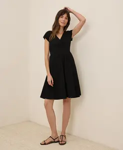Women's Fit & Flare Crossover Dress