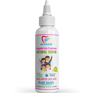 Dermveda Natural Super Lice & Nits Treatment - Lice Treatment for Family and Kids