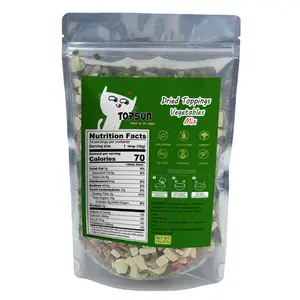All Natural Plant-Based Protein | Dried Veggie & Tofu Mix Ramen Toppings | Vegan, Gluten-Free, No Corn, No MSG, 7.5oz