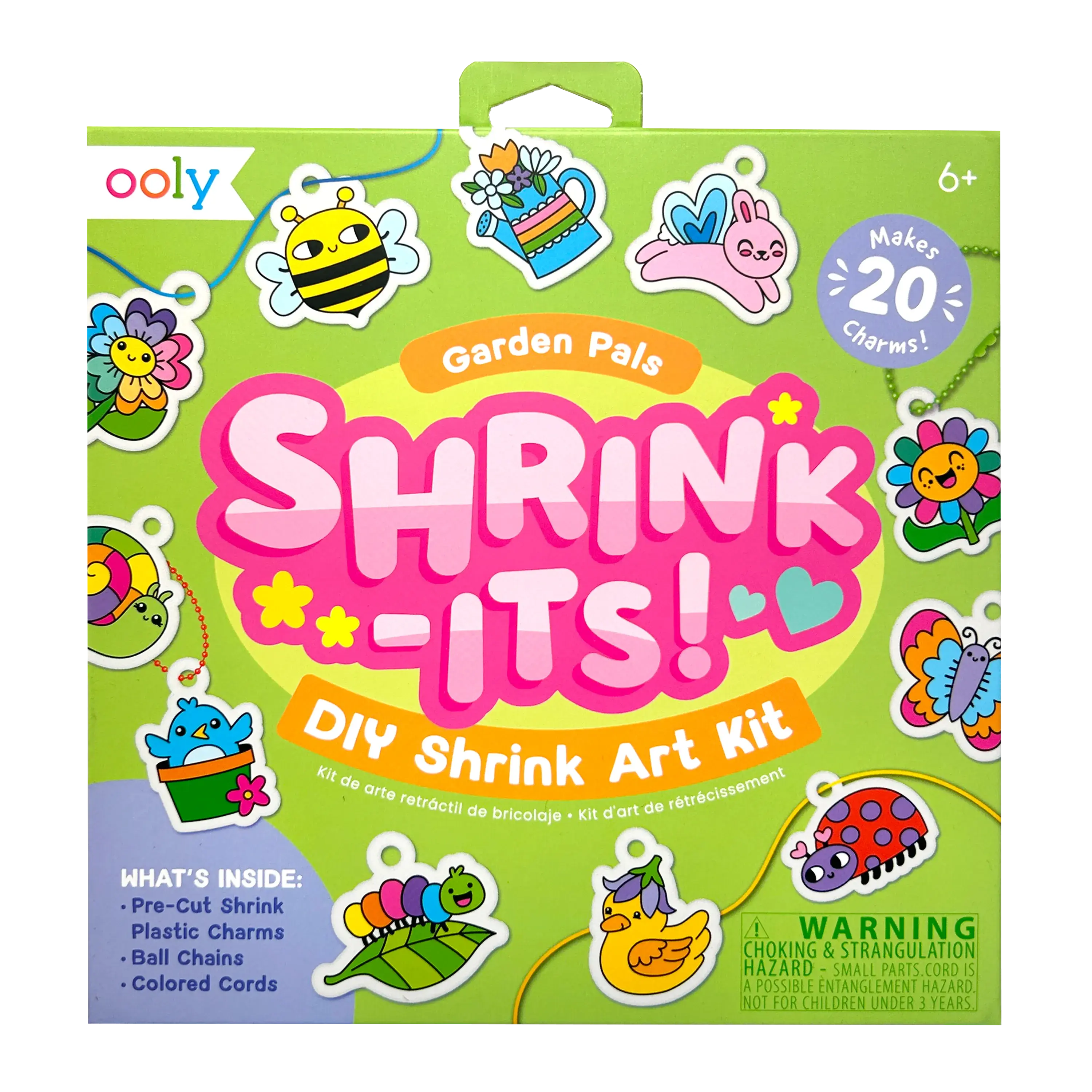Shrink-its! DIY Shrink Art Kit - Garden Pals - 20 Charms