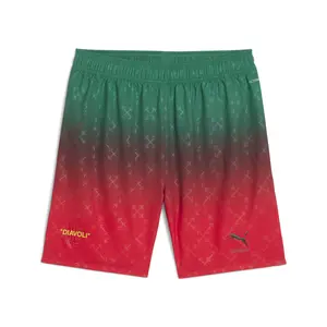 PUMA Mens Ac Milan X Off-White Authentic Athletic Shorts Casual Bottoms Casual - Green, Red