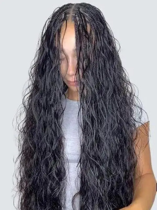 Unprocessed Double Drawn Virgin Human Braiding Hair with no weft for Boho Braids, Locs and Twists - Body Wave, 95-100g Bundles