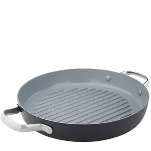 GreenPan Valencia Pro 11" Ceramic Nonstick Round Grill Pan