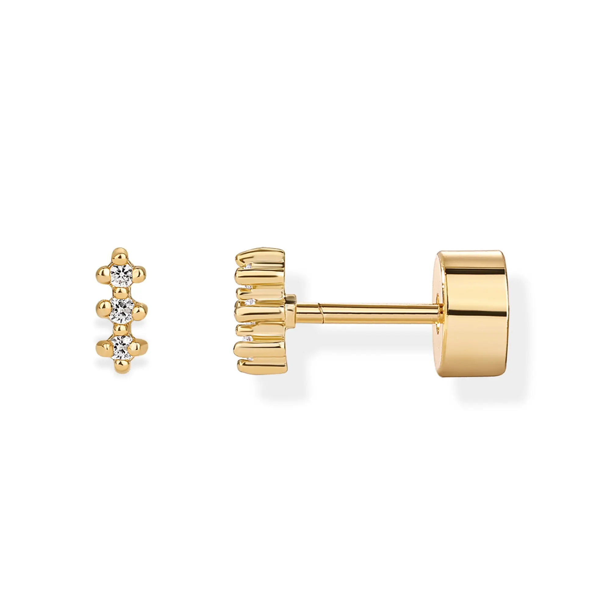 Climber Stud - Yellow Gold