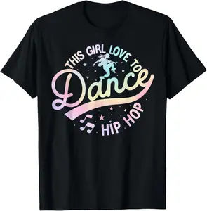 100% Cotton Unisex Old School Breakdance This Love To Dance Hip Hop Style T-Shirt