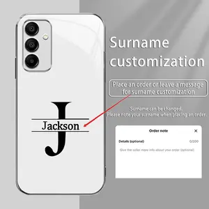 Suitable for [Galaxy A15] New high-end surname name advanced customized mobile phone case, exquisite and gorgeous 995