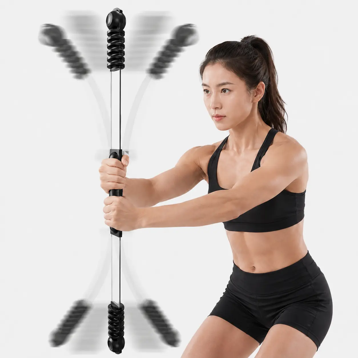 Flexible Fitness Bar – Arm, Shoulder & Core Strength Training Tool
