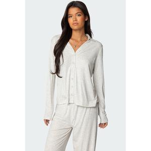 Justina Button Up Top