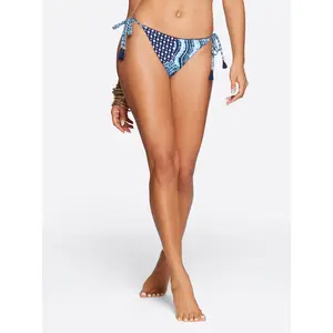 Reversible String Bikini Bottom in Shibori