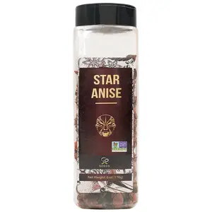 Soeos Star Anise Seeds 6oz (170g), Non-GMO Verified, Great for Baking and Tea, Anis Estrella, Whole Chinese Star Anise Pods, Dried Anise Star Spice Flavor