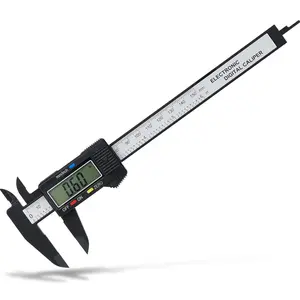 Digital Caliper Measuring Tool, 0-6 in Electronic Micrometer Caliper with Large LCD Screen, Auto Off, Inches mm Conversion