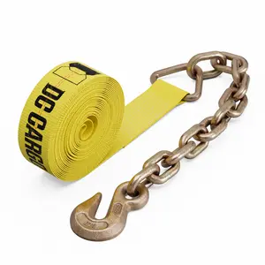 2 inch Winch Strap with Chain Extension