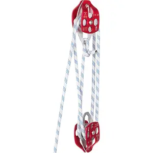 Twin Sheave Block and Tackle 7700LBS Pulley 100Ft, TikTokShopBlackFriday, 1/2Inch Double Braid Rope