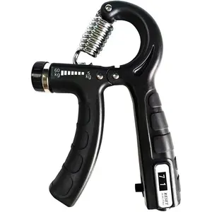 Strengthener Hand Grip Trainer Number Counter Forearm Finger Wrist Gripper Exerciser 5-60kg Adjustable Stretcher Squeezer Workout