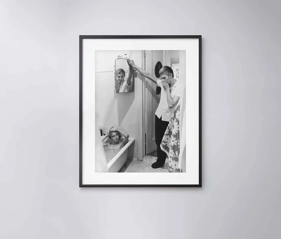 David Bowie Print - Stills from The Man Who Fell to Earth, 1975-1976 - Vintage - High Quality Print