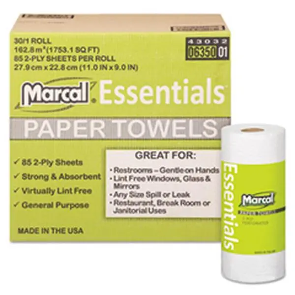 MRC06350 Kitchen Roll Towels- White