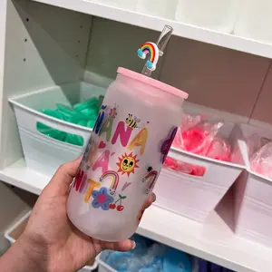 16oz glass cup tomorrow will be beautiful