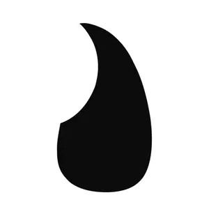 Acoustic Guitar Pickguard Anti-ScratchGuard Plate Self-Adhesive Guard Plate