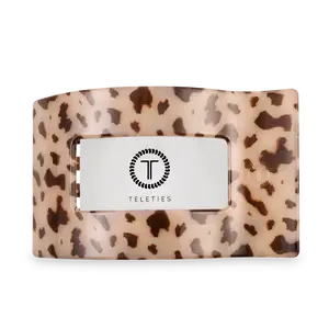 Blonde Tortoise Large Flat Rectangle Hair Clip