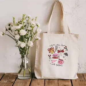 Where You Lead I Will Follow Sublimated Canvas Tote Bag