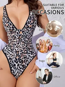 1 piece Cross Back Shaping Bodysuit, Tummy Control and Hip Lift One-Piece Design, With Underwire and Adjustable Straps, No Padding, Push-Up Style, Casual Daily Wear, Women's Sexy Shaping Bodysuit