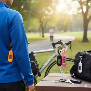 Oval Electronic Digital Clock Keychain - Portable Time Display Watch Fob, Multifunctional Keyring Accessory for Kids Learning & Time Management, Stylish Electronic Wristwatch Key Holder Gadget