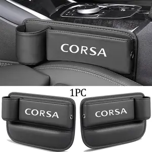 Opel Corsa Car Seat Gap Storage Box, with Cup Holder, Side Storage Pocket, Easy to Install, 1pc, Batch Number A19961208
