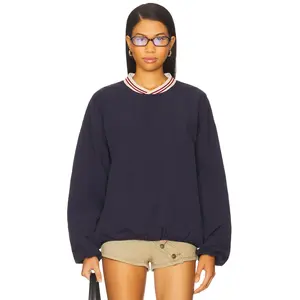 LIONESS Sweetness Jersey Top in Navy