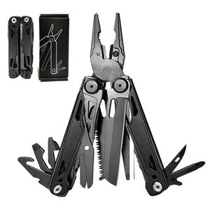 Novupow 16-in-1 Multitools with Pocket Knife, Stainless Steel Self-locking Pliers, Multi Tool Survival Gear, EDC Knife with Pouch for Outdoor