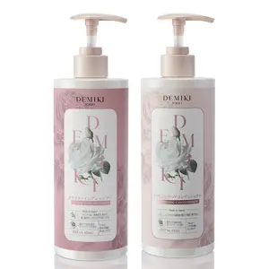 DEMIKI Shampoo and Conditioner Oil Control Shampoo Anti-Dandruff Anti-Itch Shampoo Silicone-Free Fluffy Shampoo Deep Cleansing Refresh Scalp Hydrolyzed Keratin and Botanical Extracts Nourishing Haircare - White Rose 15.8 Oz Conditioner Haircare