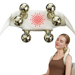 SKG Neck Massager with Heat – Deep Tissue Shiatsu, Cordless & Portable, Pain Relief for Neck & Shoulders – Mother Day Gift