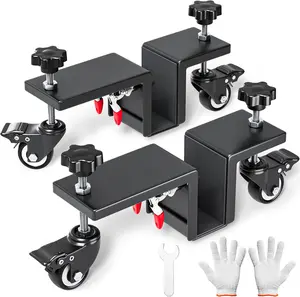 Door Installation Dolly - 2 Pcs Door Installation Tool Kit Heavy Duty Door Board Dolly for 1-3/8" to 2-1/4" Door Installation Tools for Pre Hung Door