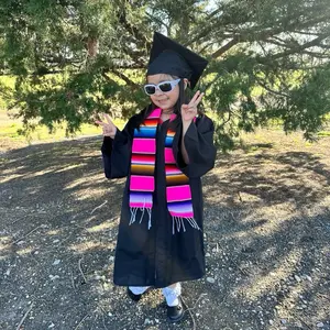 Kindergarten Sarape Grad Sash for Educational Celebrations - Colorful and Festive Design