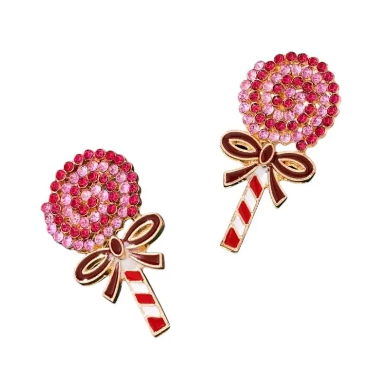 Lollipop rhinestone Earrings