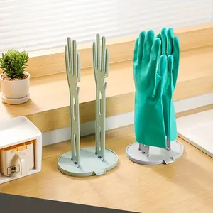1 Piece Drying Drain Rack Kitchen Rubber Glove Rack Glove Holder Stand Glove Towel Cloth Storage Rack Kitchen Bathroom Storage Rack