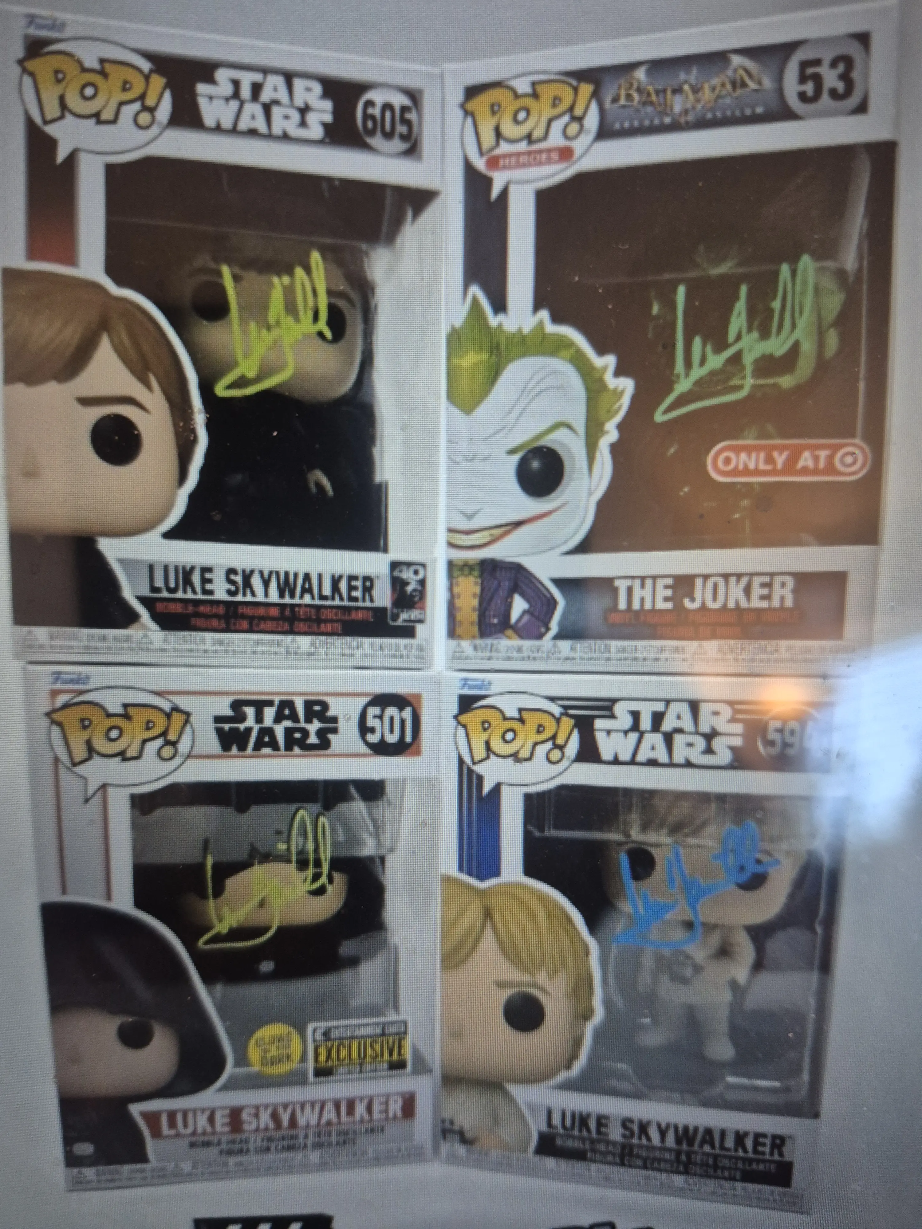 Signed Funko Pop Mystery Break