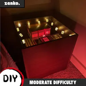 Infinity Castle Coffee Table, Demon Slayer, Gifts For Him, Gifts For Her, Anime, Infinity Castle, Anime Decor, DIY Build