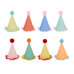 COLORFUL MINI PARTY HATS
