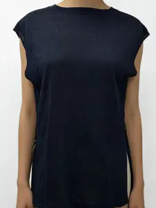 【Mei Limited】 Round Neck Sleeveless Vest, Casual Style, Skin-Friendly Breathable, Daily Simple Wear, Comfortable Everyday Apparel