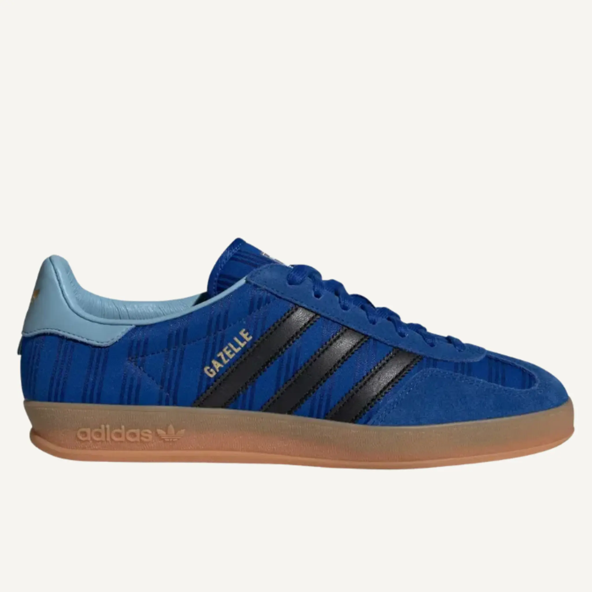 Adidas Originals Men's Classic Blue Closed Casual Footwear - Gazelle 'Bringback Pack Argentina' Trainer Sneakers, IH9649, Sports Shoes, Indoor, 00S Style Casual Trainers, Textile, Athletic, Walking Shoes, Lace-Up, Three Stripes