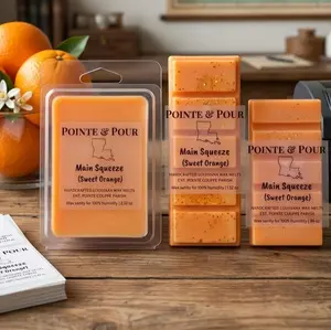 Pointe & Pour Main Squeeze (Sweet Orange) Wax Melts