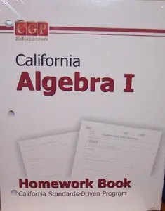 USED-California Algebra 1: Homework Book by CGP Education (Paperback)