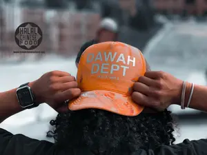 HAND PAINTED DAWAH DEPT. TRUCKER