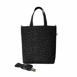Black Leopard Town Bag