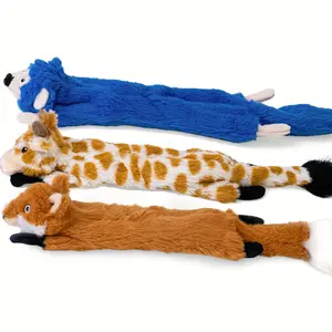 Sensory Puppy Toy Pack: Bubble Squeaky & Crinkle No-Stuffing Dog Toys- Safe Teething Chews for All Breed Sizes,No Battery Needed