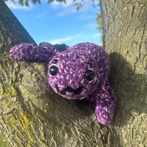 Large Crochet Spooky Spider for Halloween Decoration