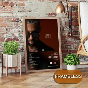 Naps  Poster Music Album Modern Art 2D Poster, Suitable For Bedroom Living Room Decor. Vibrant Colors, Clear Images Ideal For Home Office Decor.