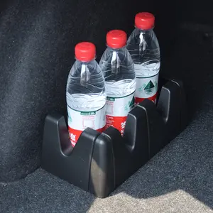 Car trunk storage kit, multiple sets used together to prevent items from rolling, fire extinguisher fixed base